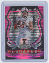 Load image into Gallery viewer, Patrick Mahomes 2020 Prizm Draft Picks Pink Pulsar 80  S5033
