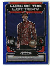 Gradey Dick 2023-24 Panini Prizm Luck of the Lottery Prizms Blue Wave #4