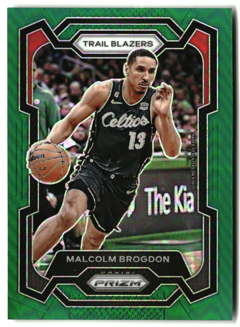 Malcolm Brogdon 2023-24 Panini Prizm Prizms Green #10