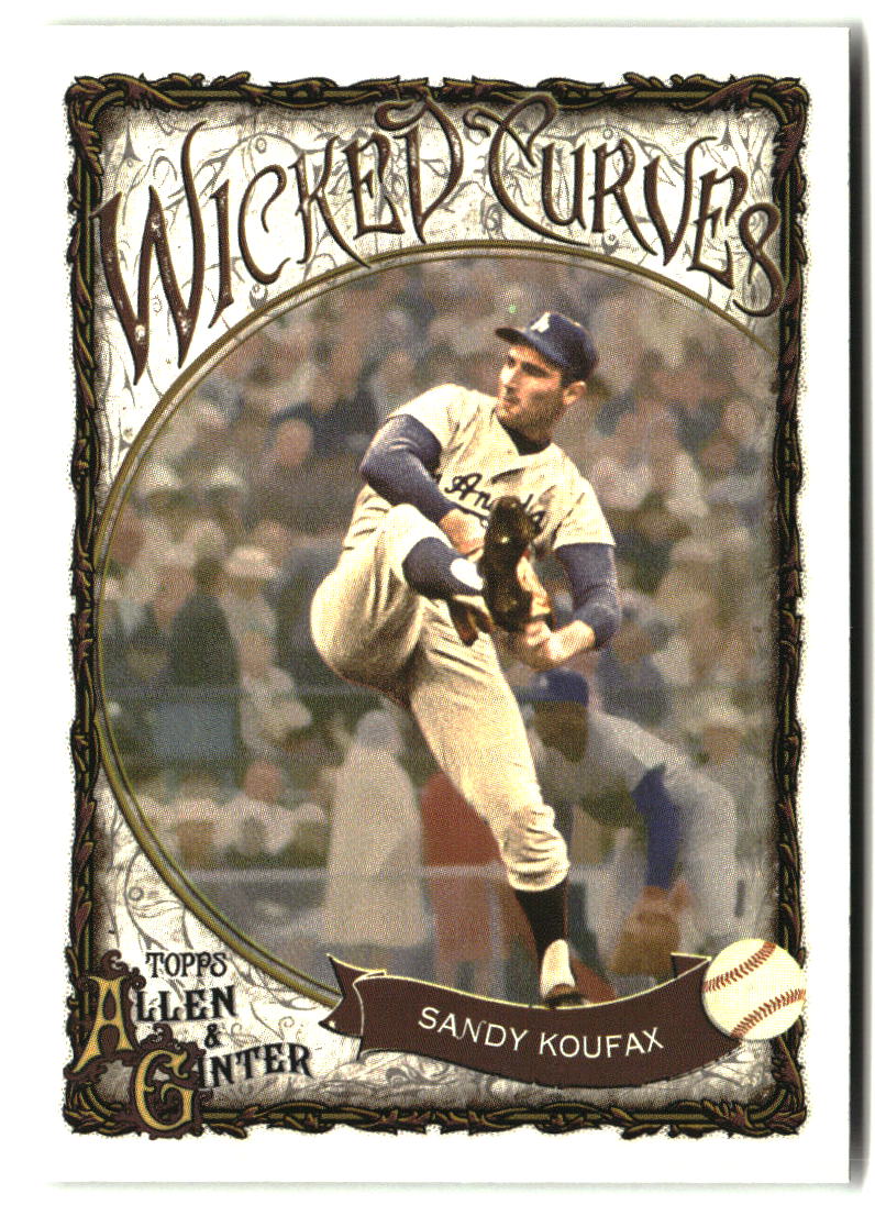 Sandy Koufax 2025 Topps Allen & Ginter Wicked Curves #WC-6