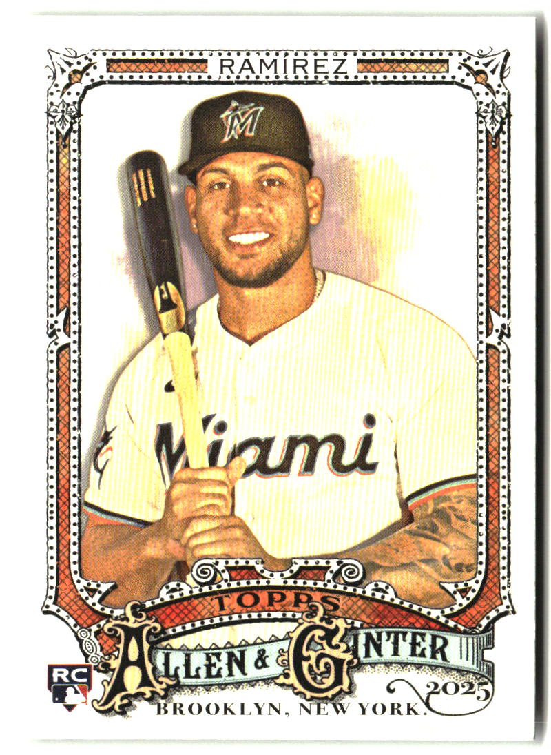 Agustín Ramírez 2025 Topps Allen & Ginter #218