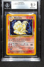 Load image into Gallery viewer, Ninetales Base Set 1999 Pokemon Base Unlimited #12 12 Reverse Holo BGS 8.5 8.5
