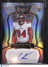 Load image into Gallery viewer, Calijah Kancey 2023 Panini Select Rookie Signatures Prizm #RSI-CKA 185/199
