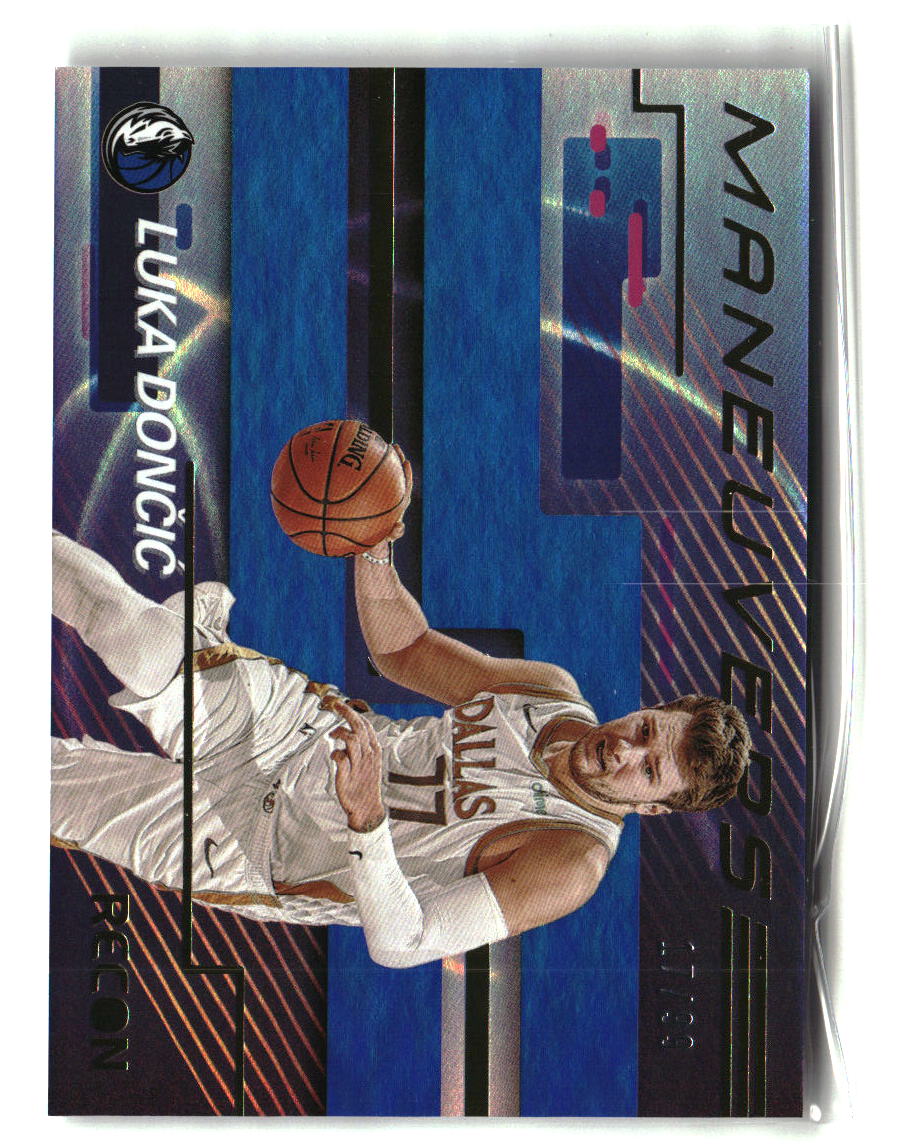 Luka Doncic 2020-21 Panini Recon Maneuvers Blue #7 #/99