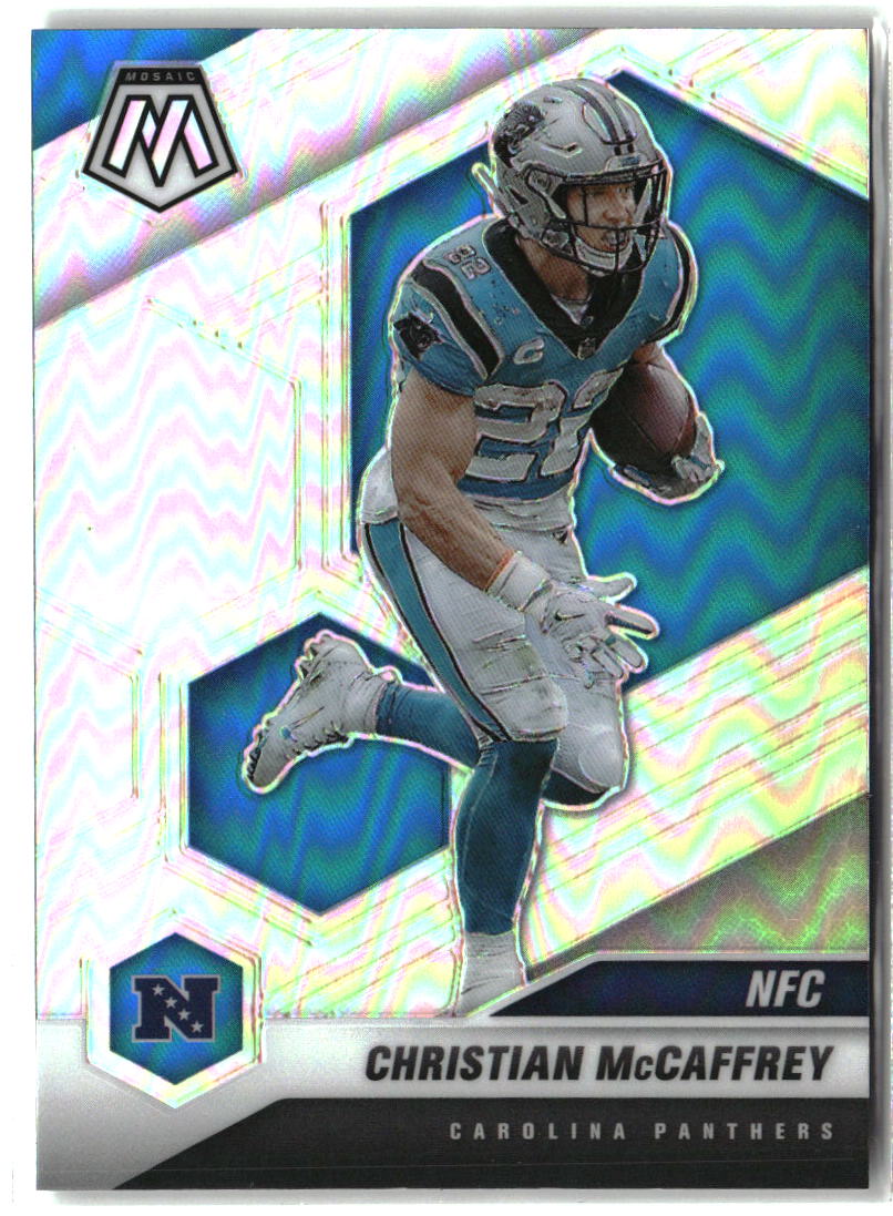 Christian McCaffrey 2021 Panini Mosaic Prizm Silver #210
