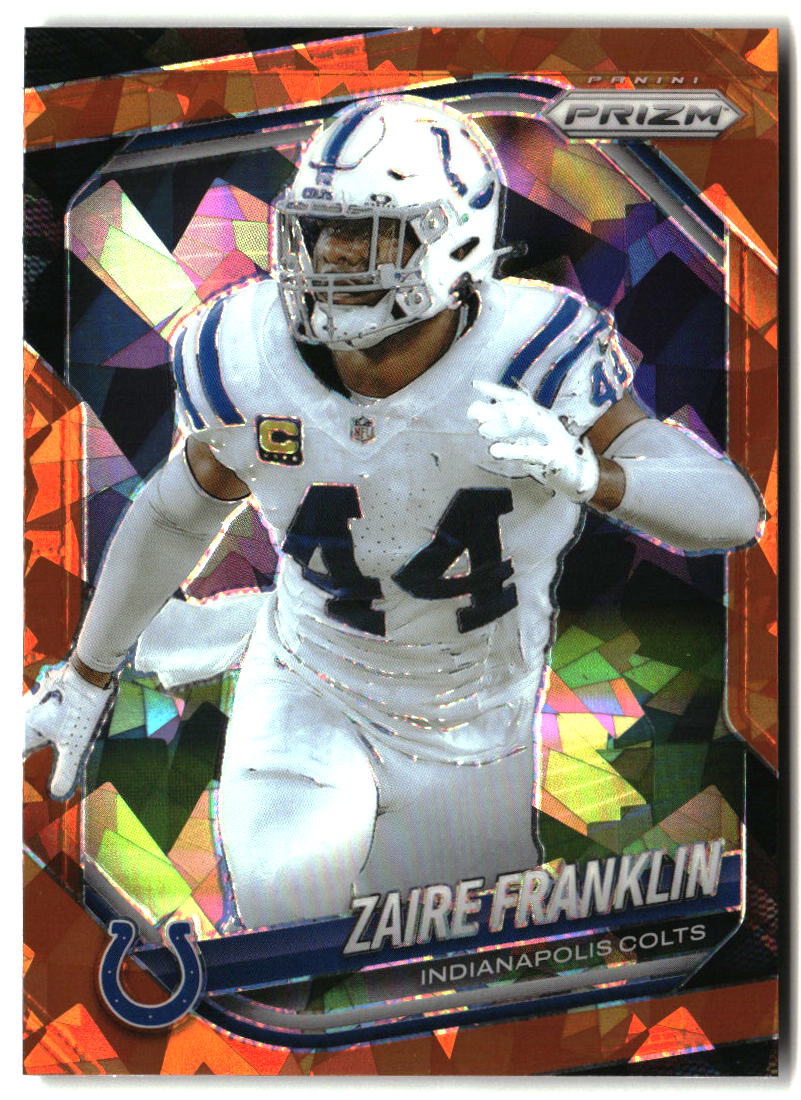 Zaire Franklin 2025 Panini Prizm Orange Ice #91