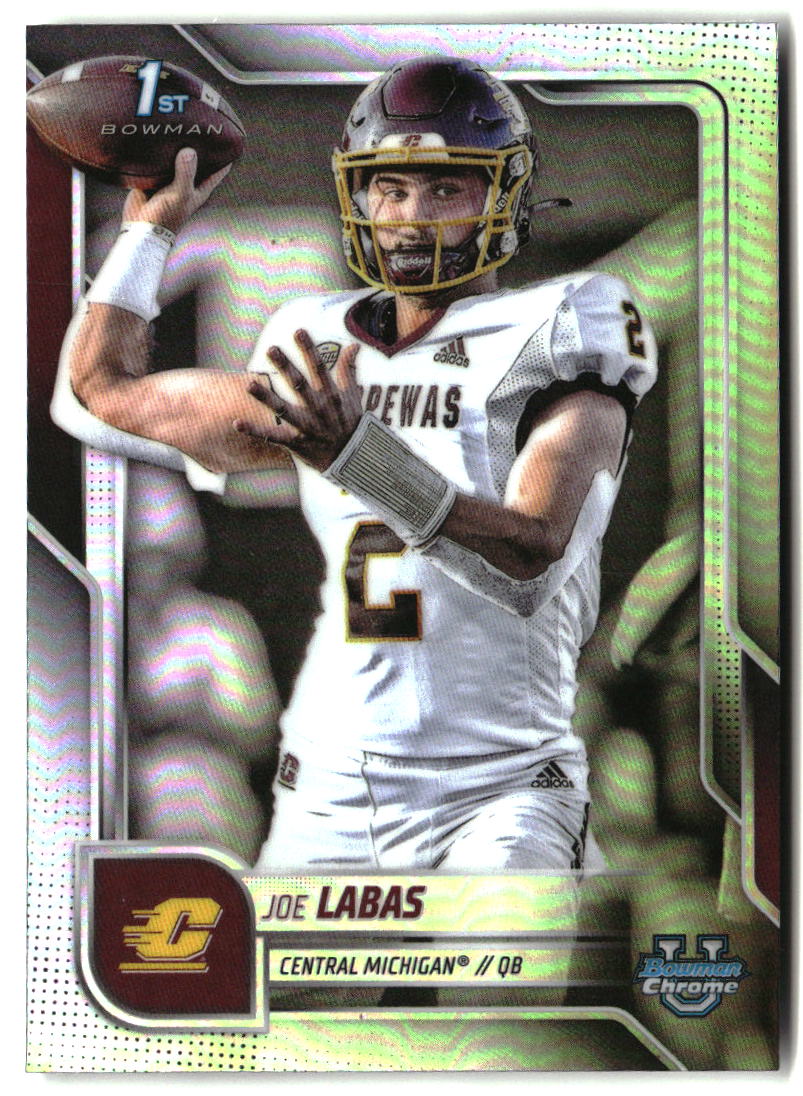 Joe Labas 2025 Bowman University Chrome Refractor #22