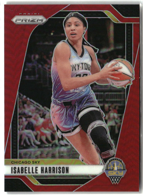 Isabelle Harrison 2024 Panini Prizm WNBA Red Prizms #6 #/299