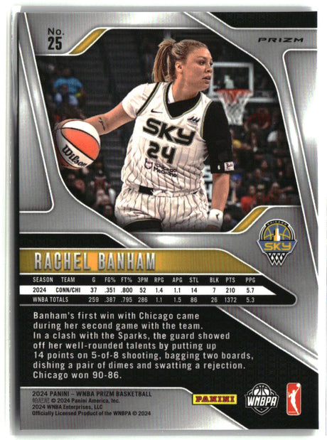 Rachel Banham 2024 Panini Prizm WNBA Silver Prizms #25