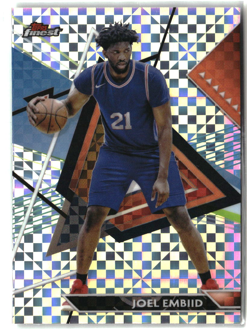 Joel Embiid 2023-24 Finest Checkerboard Refractors #150