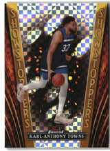 Karl-Anthony Towns 2023-24 Finest Showstoppers Checkerboard Refractors #SS-8