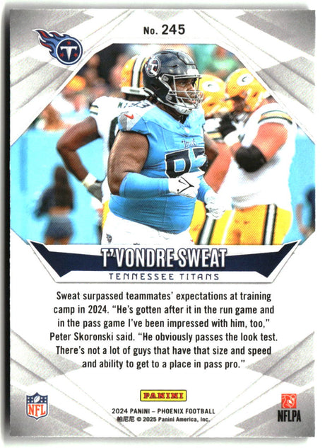 T'Vondre Sweat 2024 Panini Phoenix #245