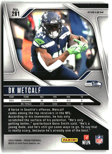 DK Metcalf 2024 Panini Prizm Silver #261