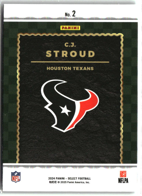 C.J. Stroud 2024 Panini Select - Score Select Throwback #2
