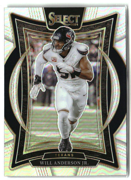 Will Anderson Jr. 2024 Panini Select Silver Prizm #100