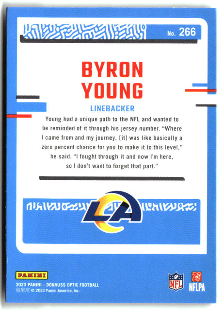 Byron Young 2023 Donruss Optic #266