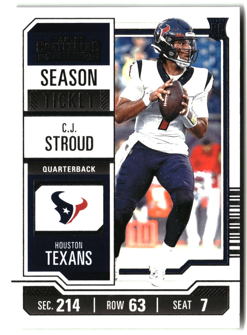 C.J. Stroud 2023 Panini Contenders #40