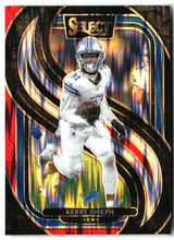 Kerby Joseph 2024 Panini Select Black & Red Prizm Shock #177