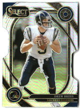 Drew Brees 2024 Panini Select Silver Prizm Die Cut #253
