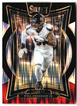 Will Anderson Jr. 2024 Panini Select Black & Red Prizm Shock #100