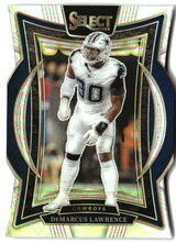 DeMarcus Lawrence 2024 Panini Select Silver Prizm Die Cut #47