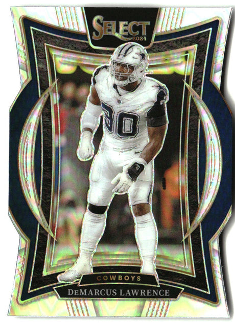 DeMarcus Lawrence 2024 Panini Select Silver Prizm Die Cut #47