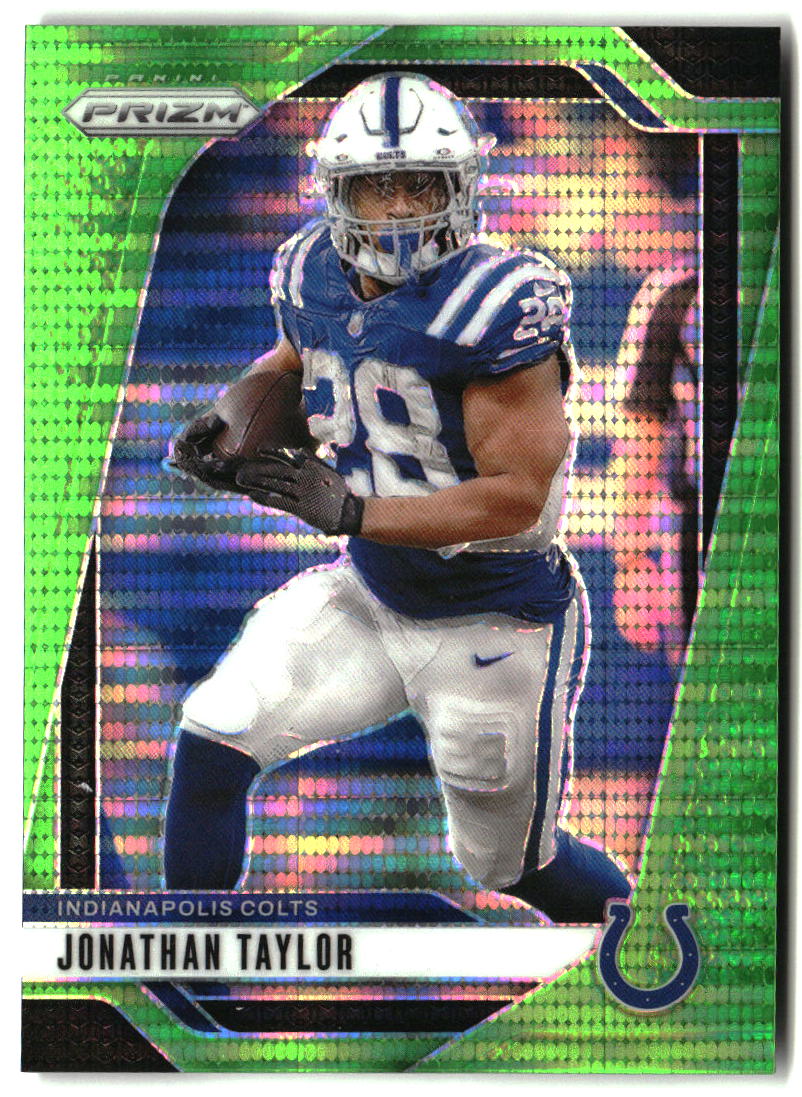 Jonathan Taylor 2024 Panini Prizm Neon Green Pulsar #121