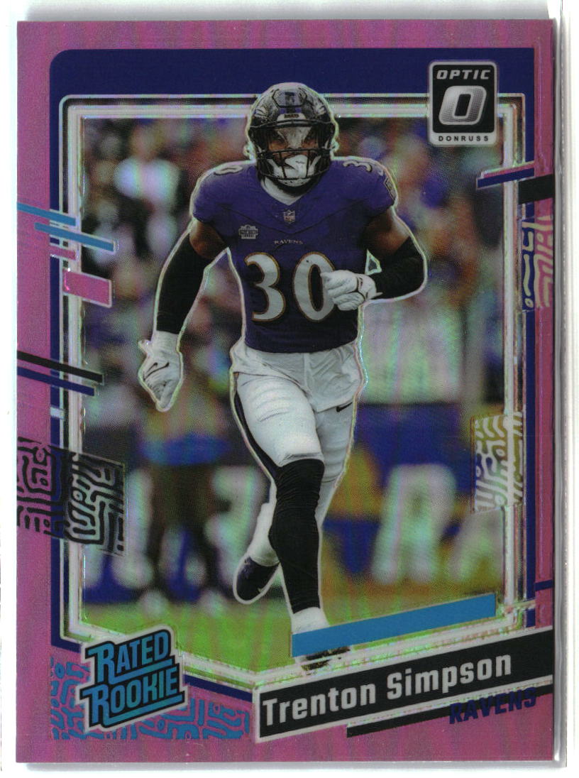Trenton Simpson 2023 Donruss Optic Pink #209