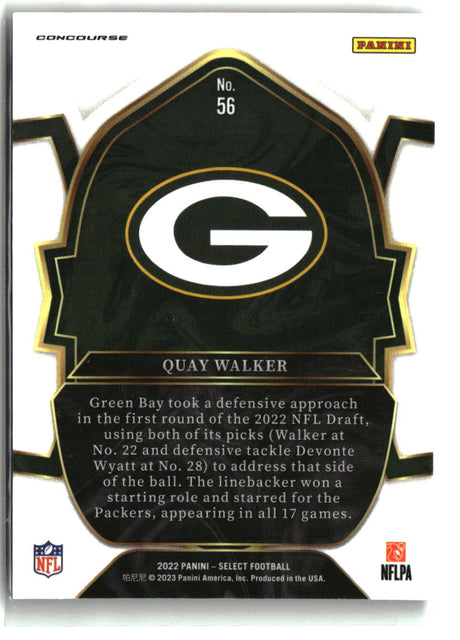 Quay Walker 2022 Panini Select #56