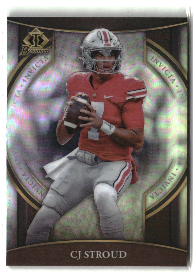 CJ Stroud 2022 Bowman University Chrome Invicta #BI-2