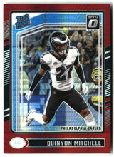 Quinyon Mitchell 2024 Donruss Optic Red Hyper #282
