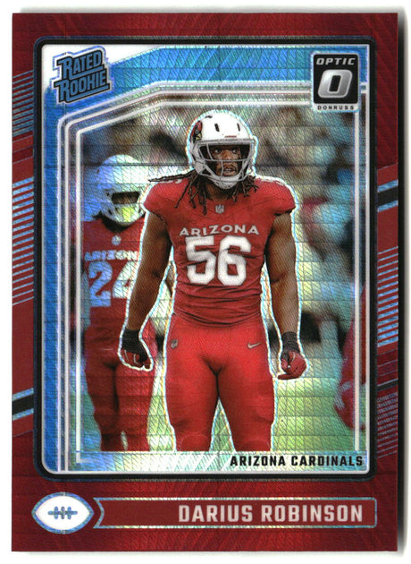 Darius Robinson 2024 Donruss Optic Red Hyper #225