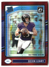 Devin Leary 2024 Donruss Optic Red Hyper #227