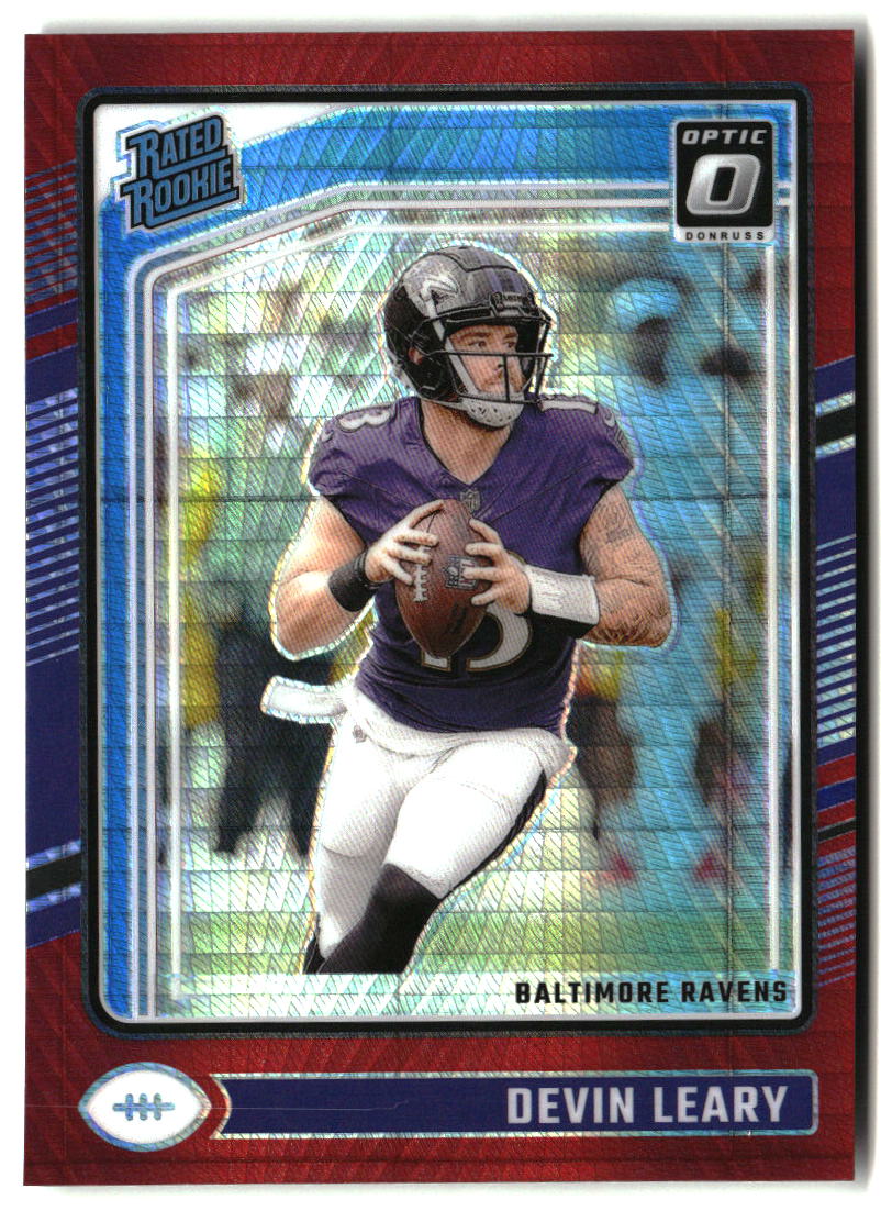 Devin Leary 2024 Donruss Optic Red Hyper #227