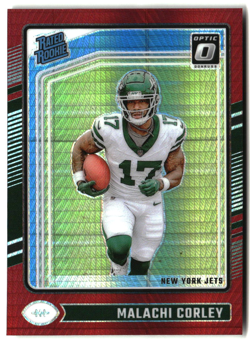 Malachi Corley 2024 Donruss Optic Red Hyper #270