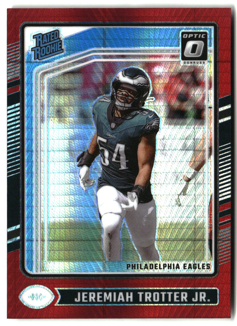 Jeremiah Trotter Jr. 2024 Donruss Optic Red Hyper #250