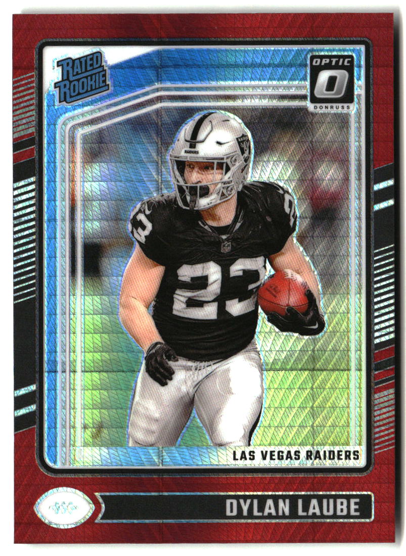 Dylan Laube 2024 Donruss Optic Red Hyper #230