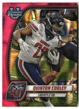 Quinton Cooley 2024 Bowman University Chrome Pink Lava Refractor #147