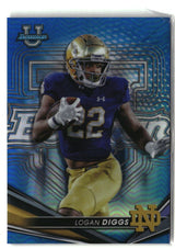 Logan Diggs 2022-23 Bowman's Best University Blue #21 #/150