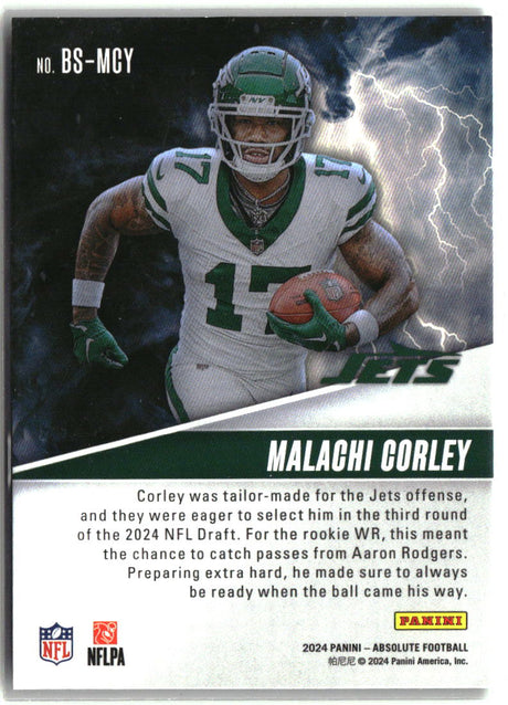 Malachi Corley 2024 Panini Absolute By Storm #BS-MCY