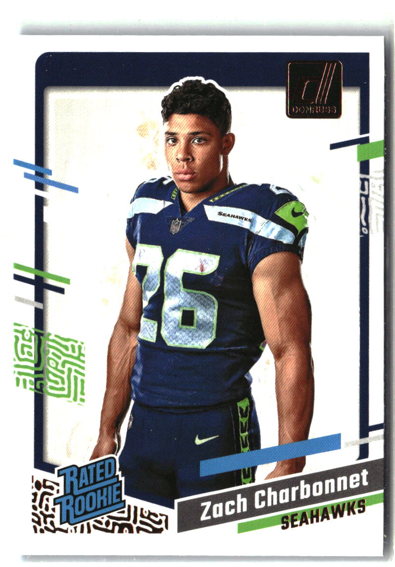 Zach Charbonnet 2023 Donruss Rated Rookie Portrait #16