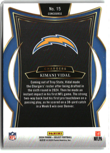Kimani Vidal 2024 Panini Select #15
