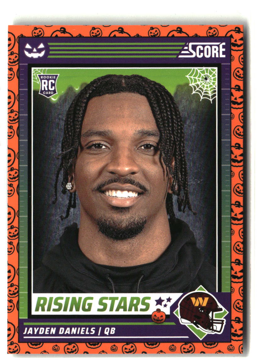 Jayden Daniels 2024 Score-A-Treat Rising Stars Orange Pumpkin #26