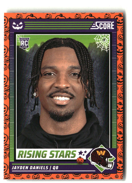Jayden Daniels 2024 Score-A-Treat Rising Stars Orange Pumpkin #26