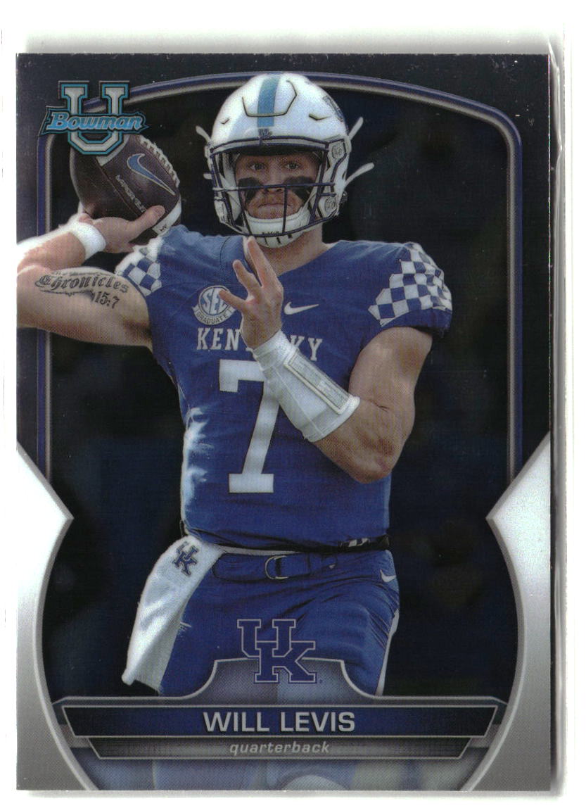 Will Levis 2022 Bowman University Chrome #5