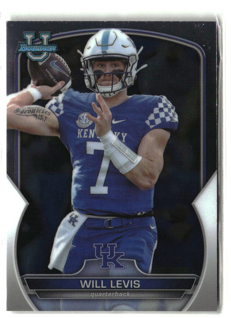 Will Levis 2022 Bowman University Chrome #5
