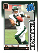 Braelon Allen 2024 Donruss - Rated Rookies Throwback #38
