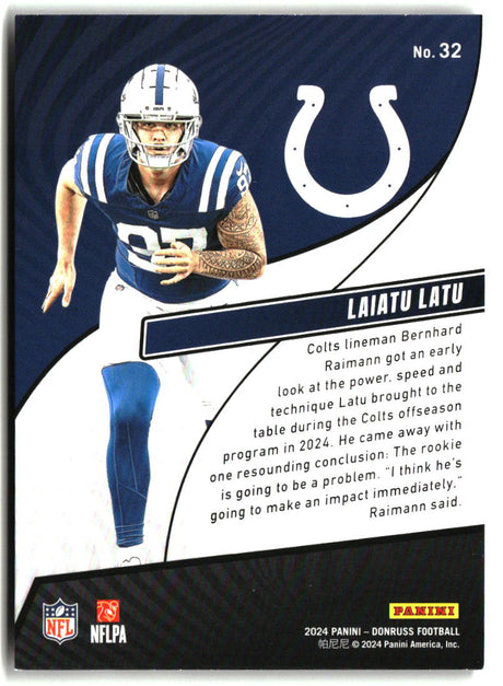 Laiatu Latu 2024 Donruss Rookie Revolution #32