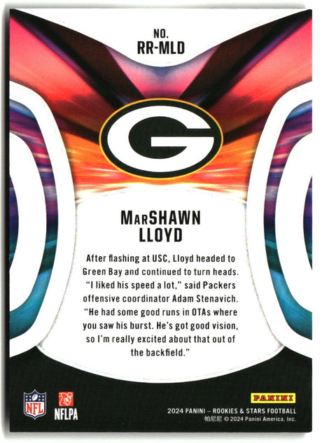 MarShawn Lloyd 2024 Panini Rookies & Stars Rookie Rush #RR-MLD
