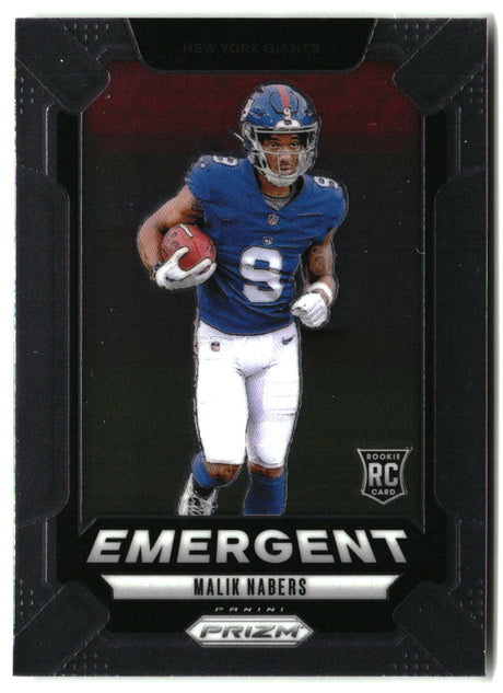 Malik Nabers 2024 Panini Prizm - Emergent #6